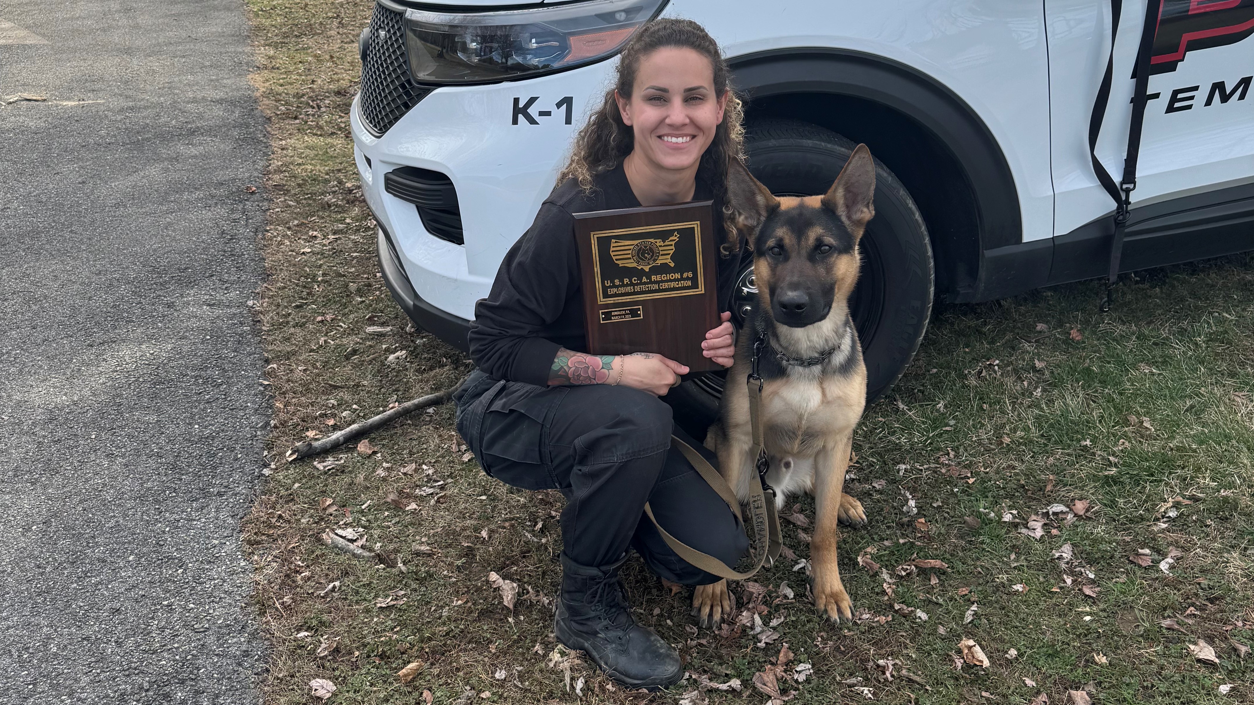 Temple University Police introduce new K-9, Zaki